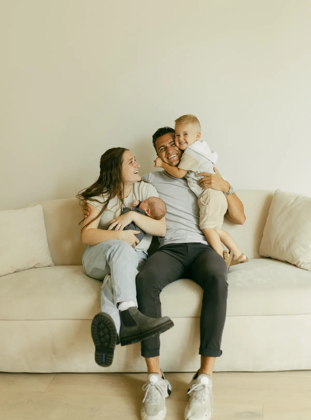 Tyson Lindquist with his family